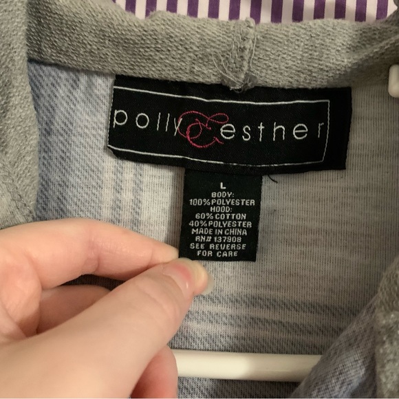 Plaid Button Up with Hoodie - Picture 3 of 4